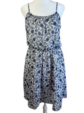 LOFT Spaghetti Strap Fit & Flare Sundress Size S
